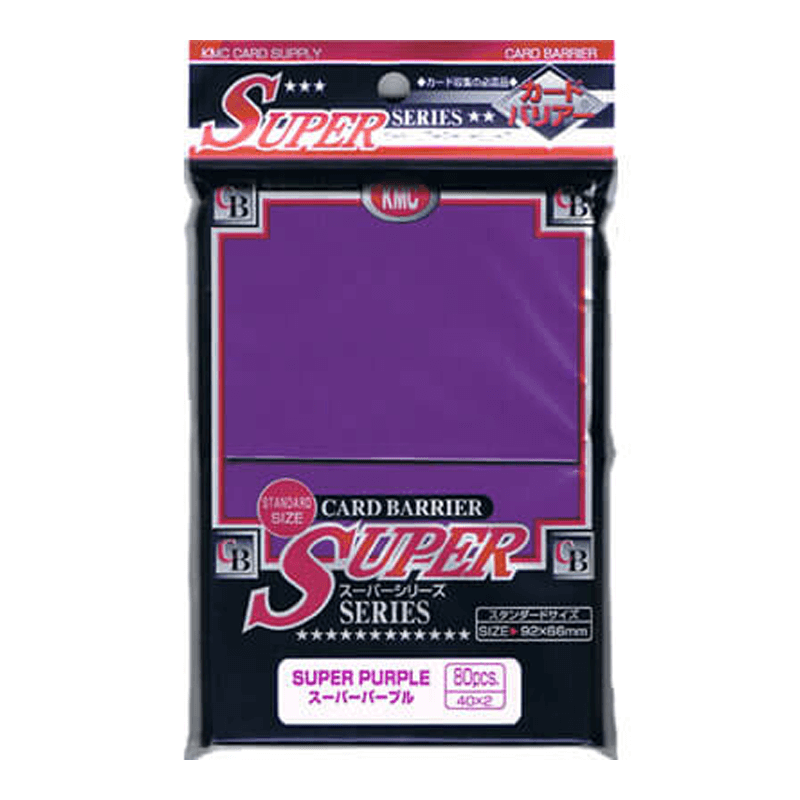 KMC 80 Super Sleeves Purple