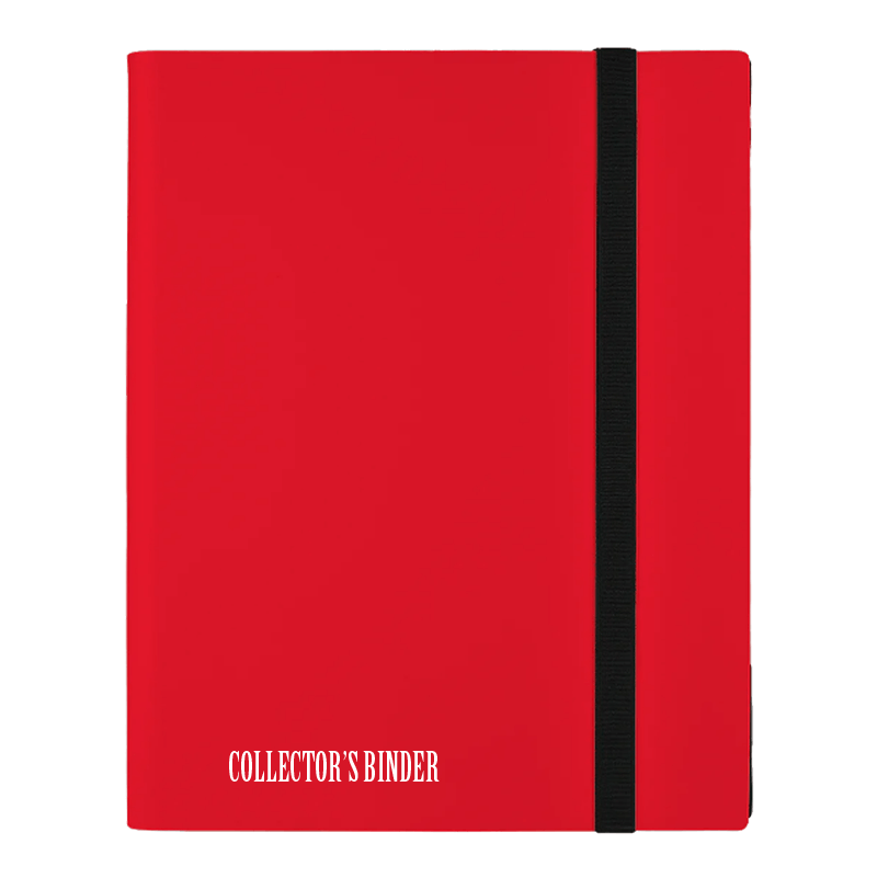 CNB 9 Pocket Collector's Binder Red