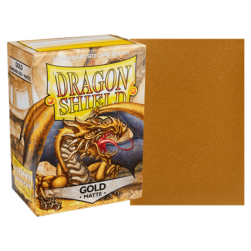 DS 100 STD Matte Sleeves - Gold
