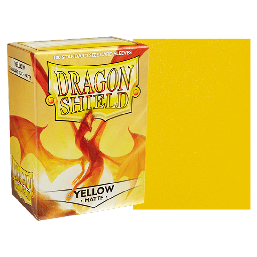 DS 100 STD Matte Sleeves - Yellow