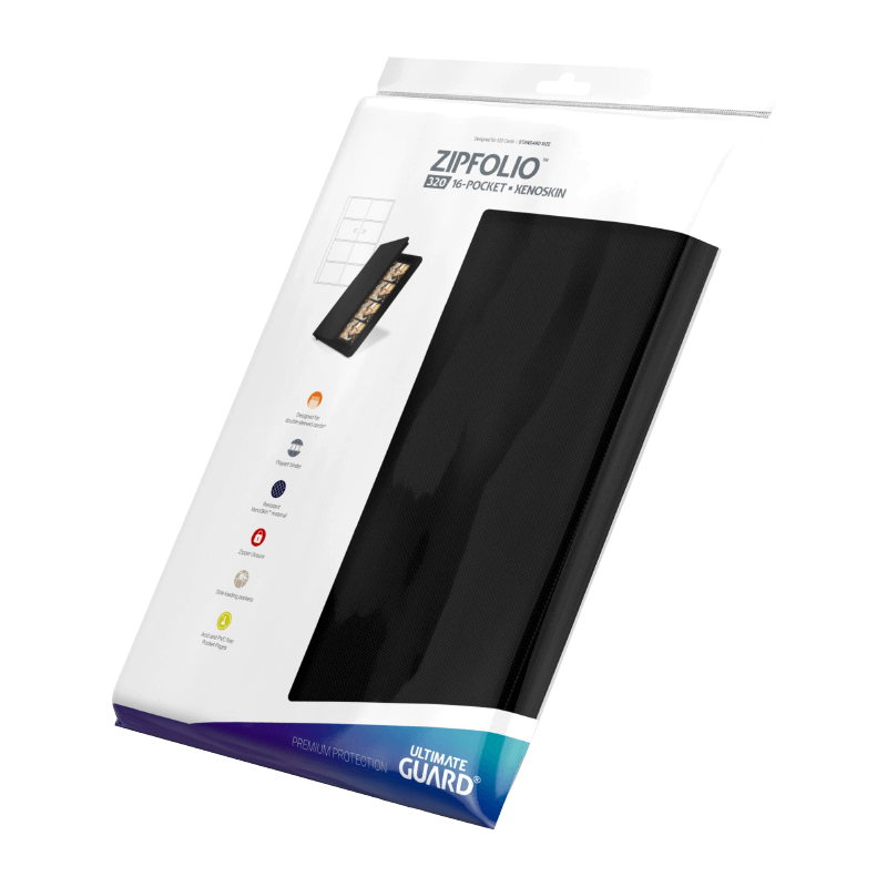 UG ZipFolio 320 - 16 Pocket XenoSkin™ Black