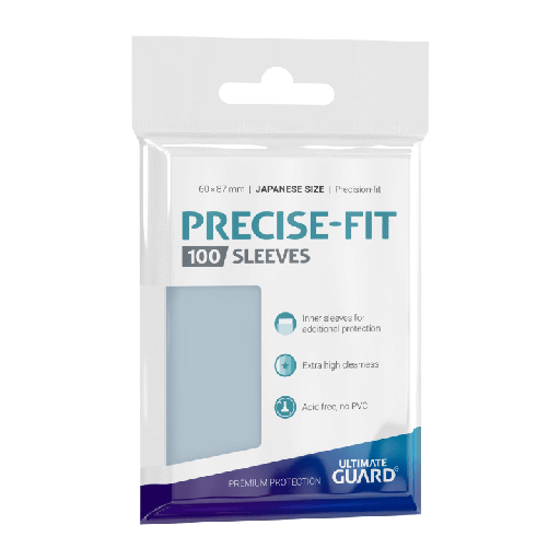 UG 100 Precise-Fit Japanese Sleeves Transparent