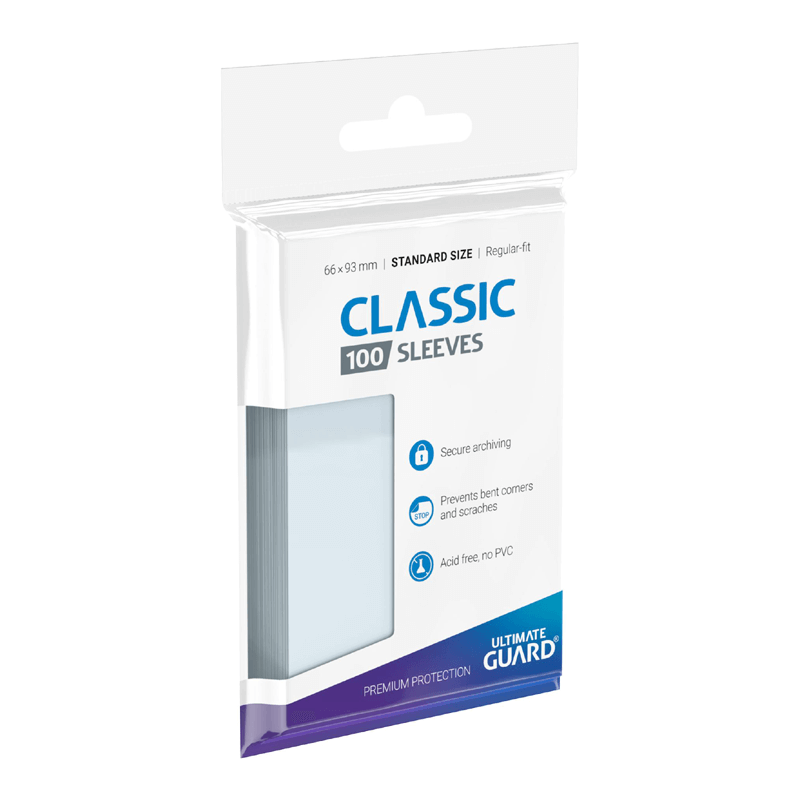 UG 100 Classic Soft Standard Sleeves Transparent
