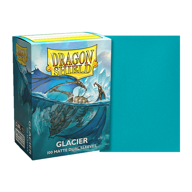 DS 100 STD Dual Matte Sleeves - Glacier