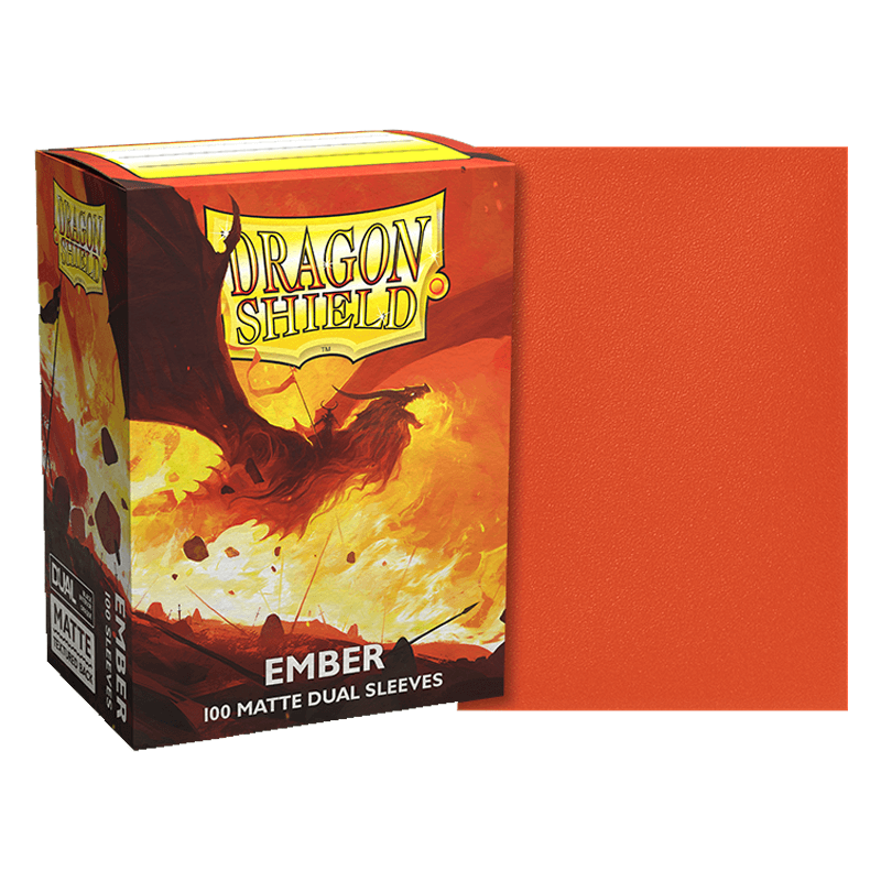 DS 100 STD Dual Matte Sleeves - Ember