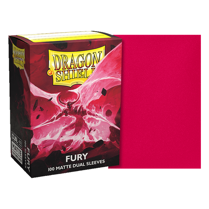 DS 100 STD Dual Matte Sleeves - Fury