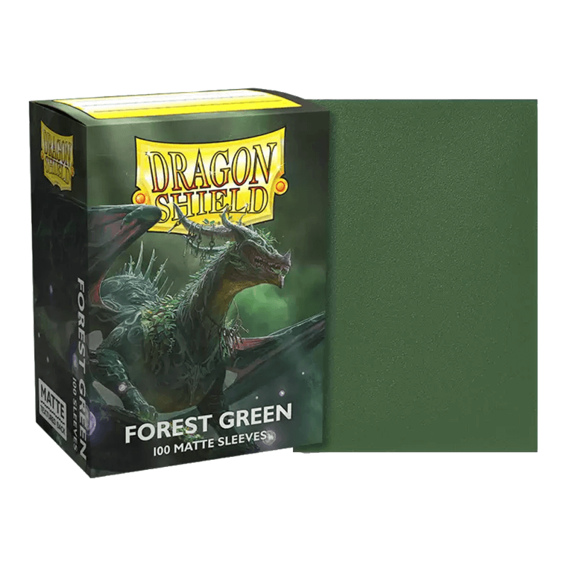 DS 100 STD Matte Sleeves - Forest Green
