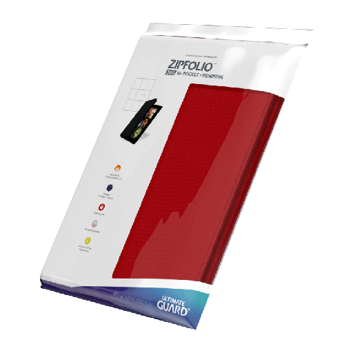 UG ZipFolio 360 - 18 Pocket XenoSkin™ Red