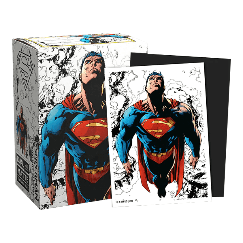 DS 100 STD Dual Matte Art Sleeves DC - Superman Core (Full Color)