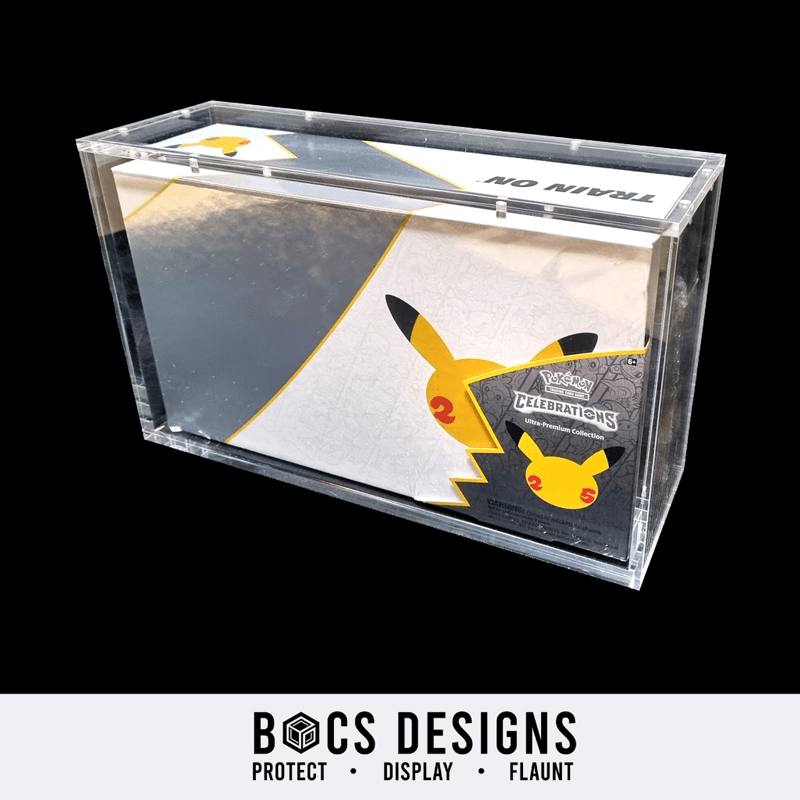 BOCS UV Acrylic Display Pokemon TCG 25th Anniversary Ultra Premium Collection