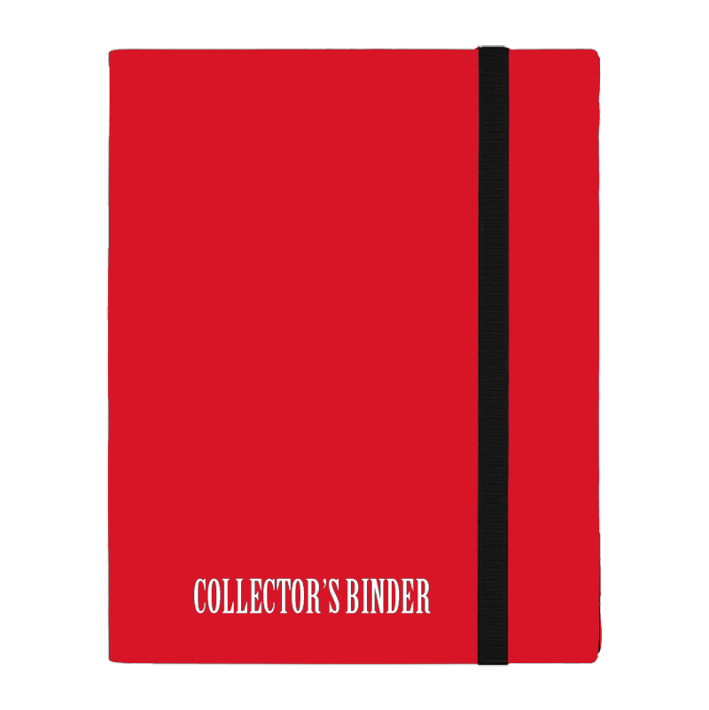 CNB 4 Pocket Collector's Binder Red