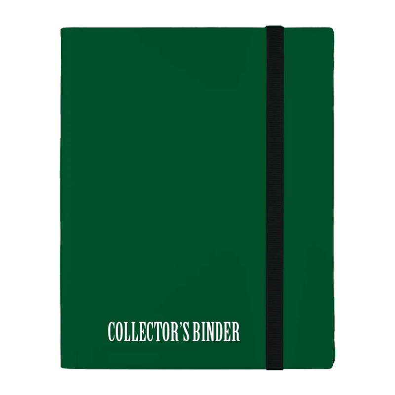 CNB 4 Pocket Collector's Binder Green