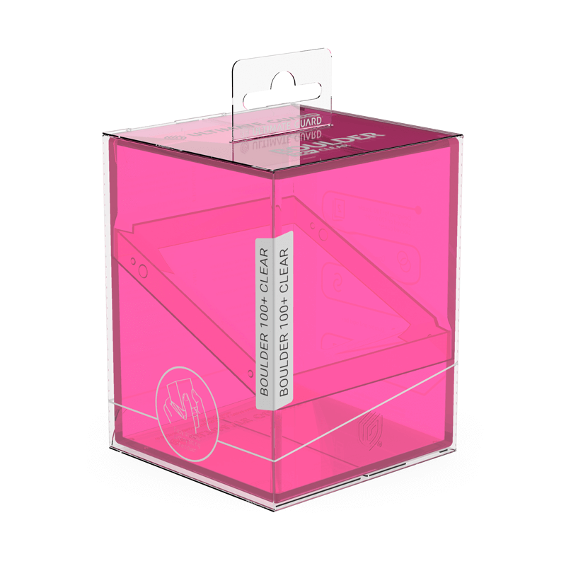 UG Boulder 100+ Clear - Rhodonite