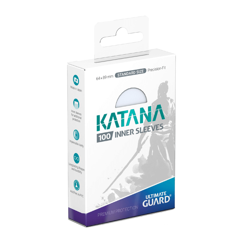 UG 100 Katana Standard Inner Sleeves Transparent