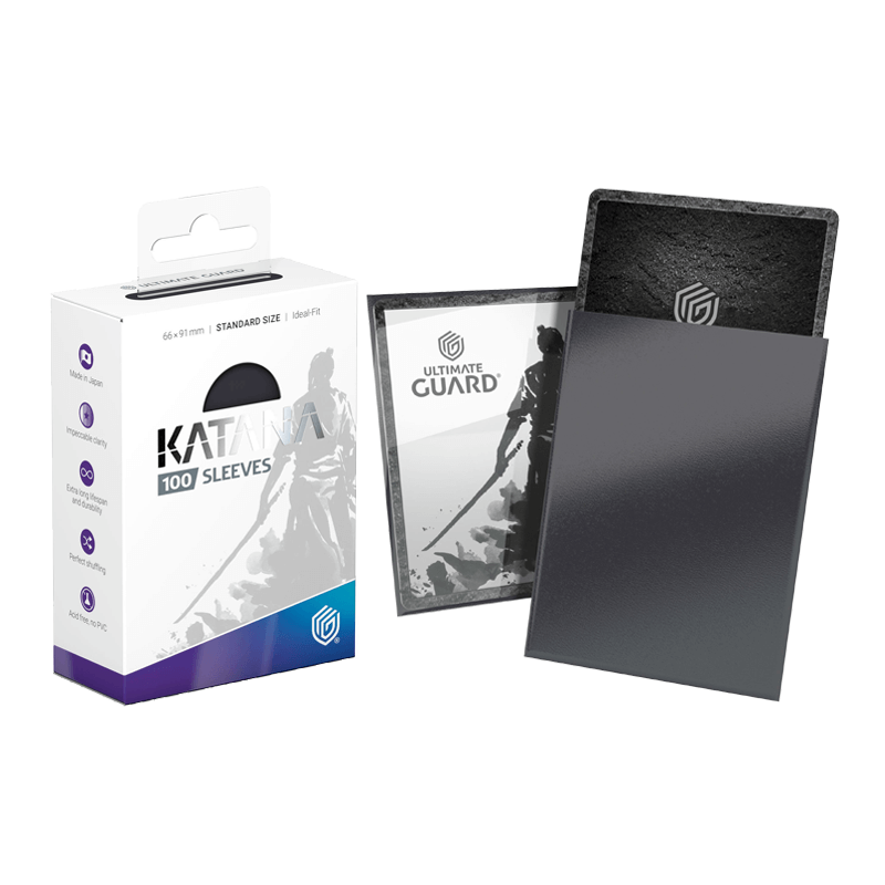 UG 100 Katana Standard Sleeves Obsidian Shard