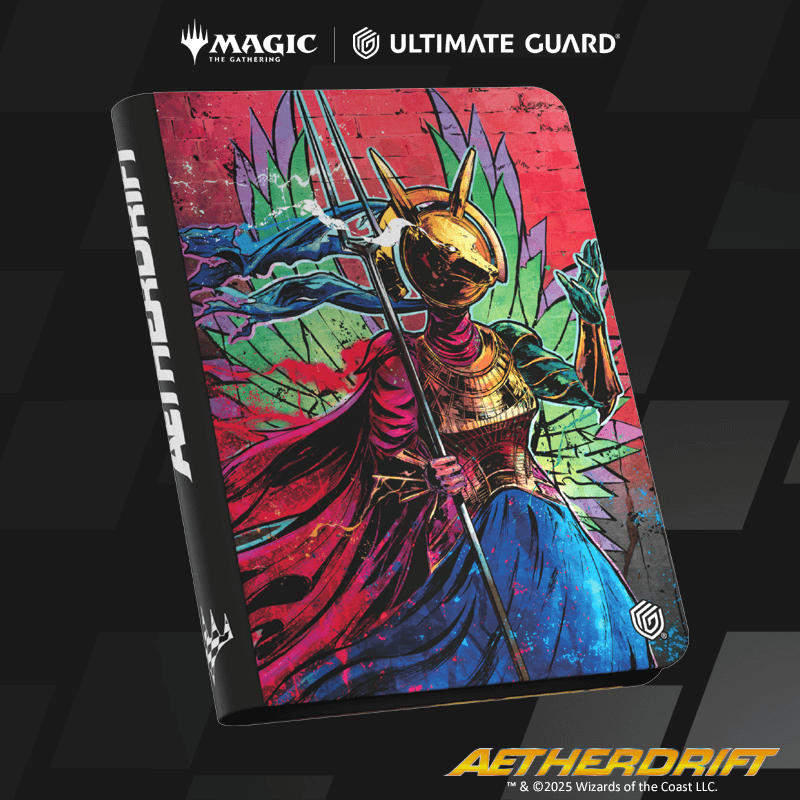 UG ZipFolio 360 - 18 Pocket XenoSkin MTG Aetherdrift - Hazoret, Godseeker