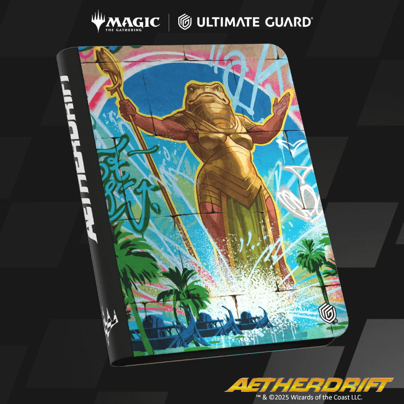 UG ZipFolio 360 - 18 Pocket XenoSkin MTG Aetherdrift - Sab-Sunen, Luxa Embodied