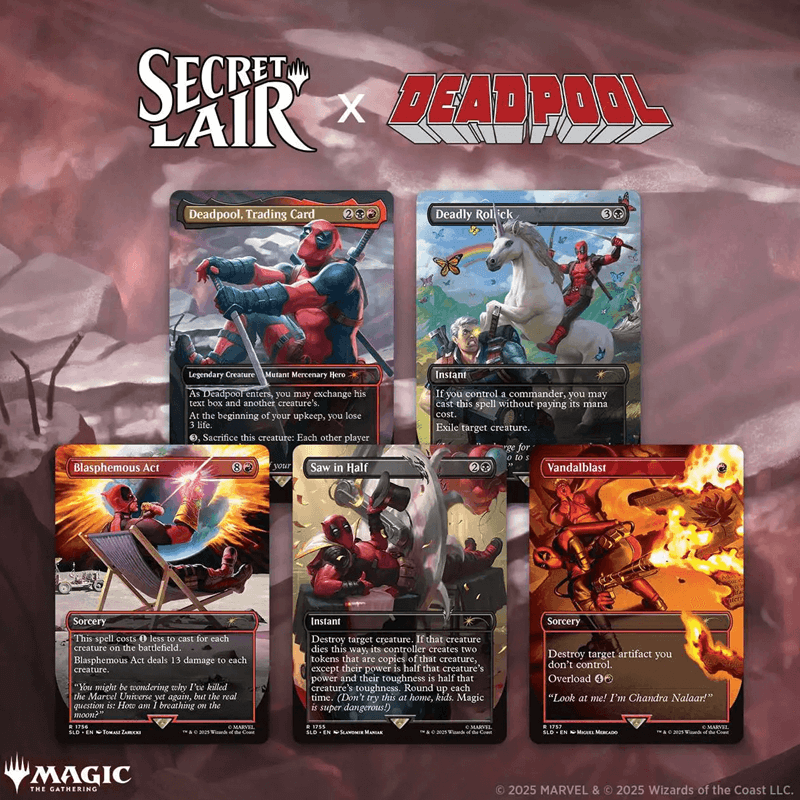MTG: Secret Lair x Marvel's Deadpool
