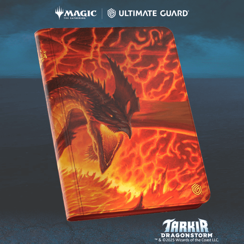 UG ZipFolio 360 - 18 Pocket XenoSkin MTG Tarkir: Dragonstorm - Magmatic Hellkite