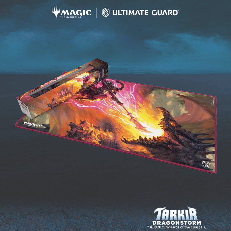 UG Play-Mat MTG Tarkir: Dragonstorm - Worthy Cost