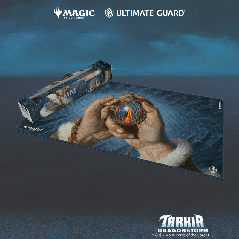 UG Play-Mat MTG Tarkir: Dragonstorm - Mox Jasper