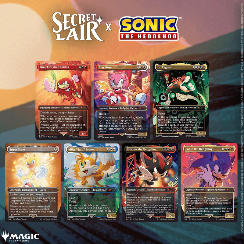 MTG: Secret Lair x Sonic: Friends & Foes