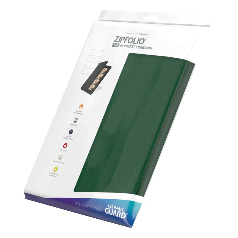 UG ZipFolio 320 - 16 Pocket XenoSkin Green