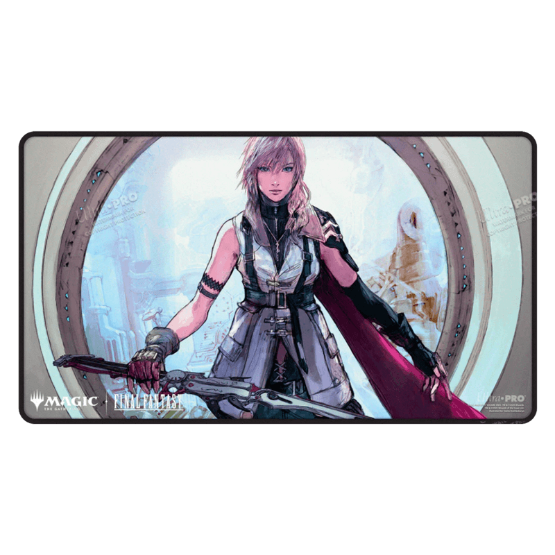 UP Black Stitched Playmat - Magic: The Gathering® FINAL FANTASY™ Lightning, Army of One