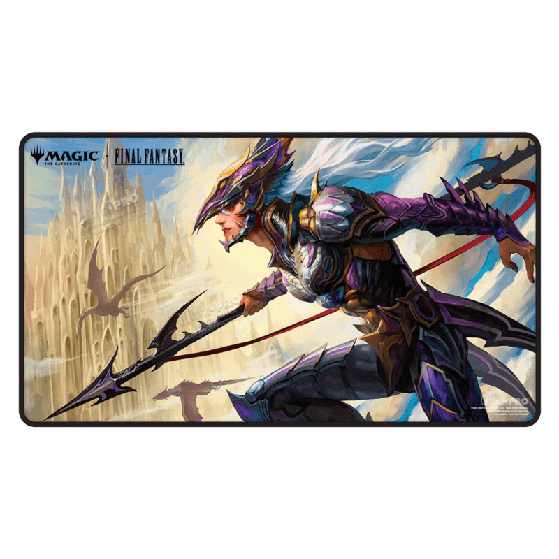 UP Black Stitched Playmat - Magic: The Gathering® FINAL FANTASY™ Kain, Traitorous Dragoon