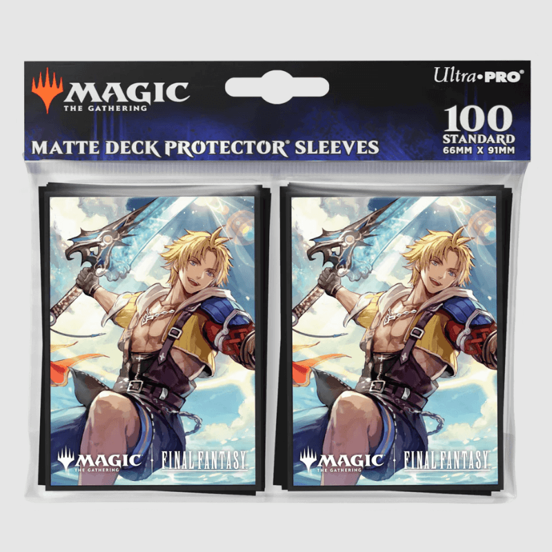 UP 100ct Deck Protector Sleeves - Magic: The Gathering® FINAL FANTASY™ Tidus, Yuna's Guardian