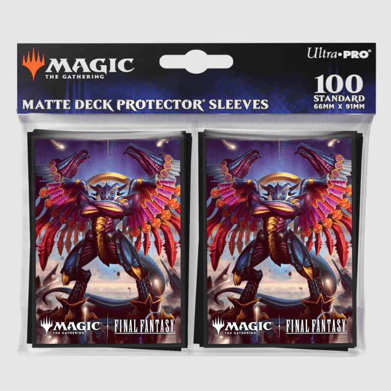 UP 100ct Deck Protector Sleeves - Magic: The Gathering® FINAL FANTASY™ Summon: Bahamut