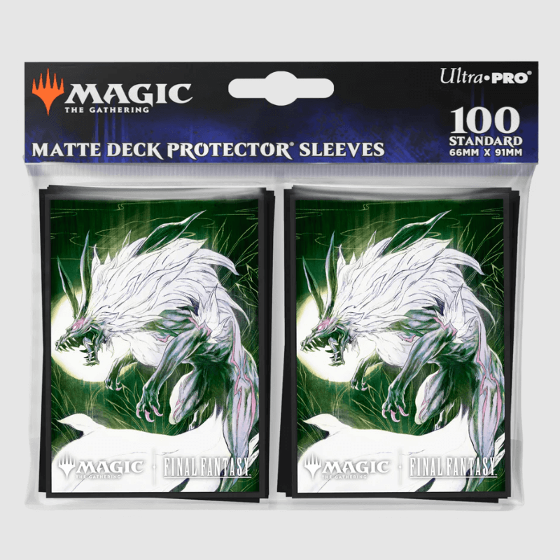 UP 100ct Deck Protector Sleeves - Magic: The Gathering® FINAL FANTASY™ Summon: Fenrir