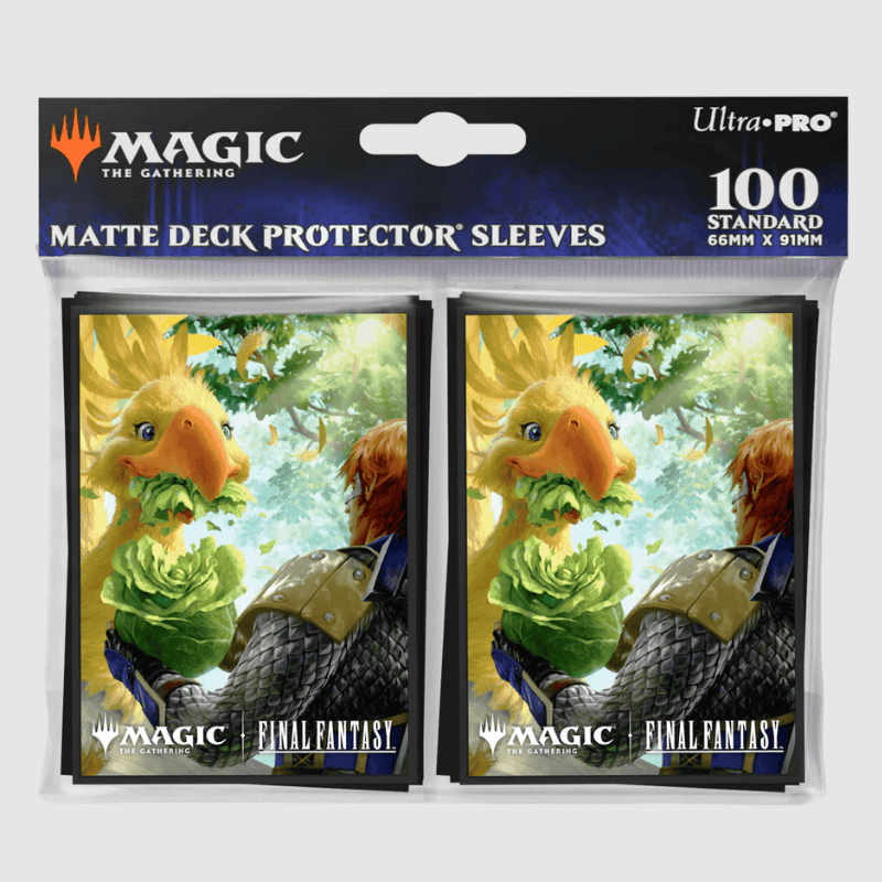 UP 100ct Deck Protector Sleeves - Magic: The Gathering® FINAL FANTASY™ Gysahl Greens