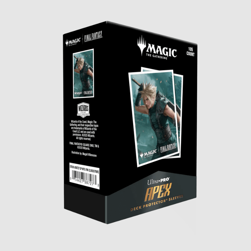 UP 105ct APEX Deck Protector Sleeves - Magic: The Gathering® FINAL FANTASY™ Cloud, Planet's Champion