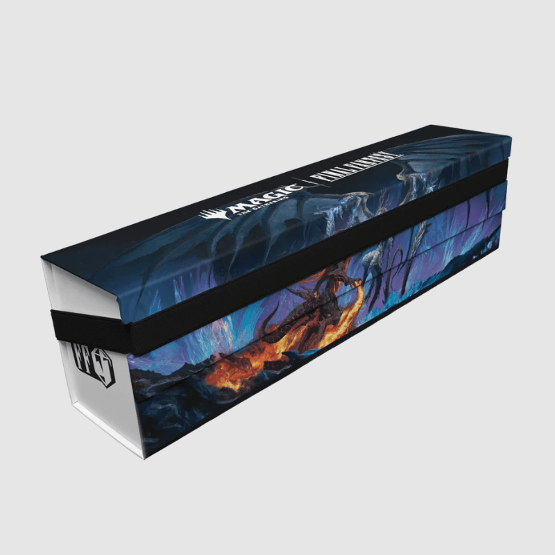 UP 500+ FLAT PACK Storage Box - Magic: The Gathering® FINAL FANTASY™ Bahamut and Ifrit