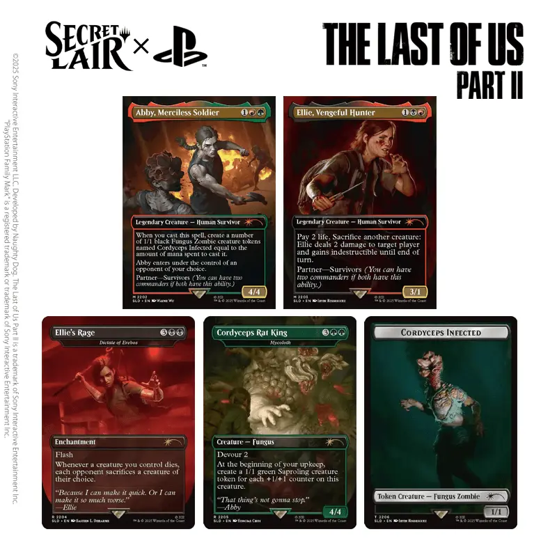 MTG: Secret Lair x Playstation - The Last of Us Part II