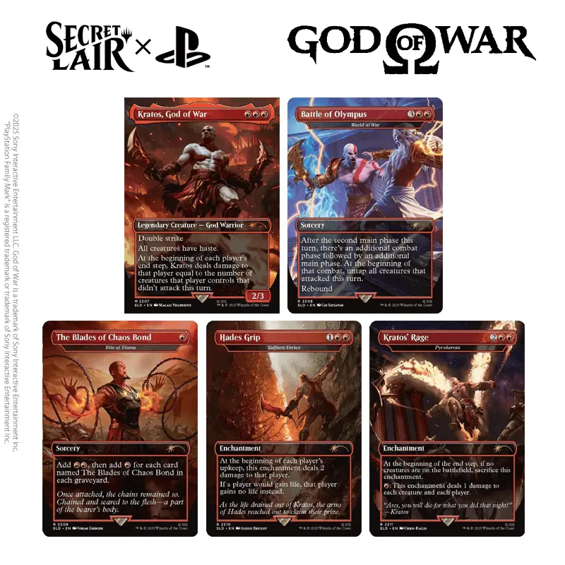 [WPN Exclusive MTG: Secret Lair x Playstation - God of War
