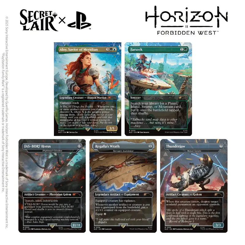MTG: Secret Lair x Playstation - Horizon: into the Forbidden West