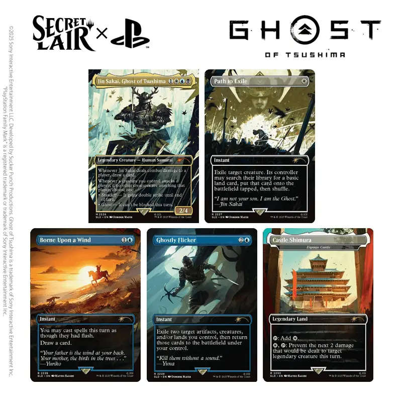 [WPN Exclusive] MTG: Secret Lair x Playstation - Ghost of Tsushima