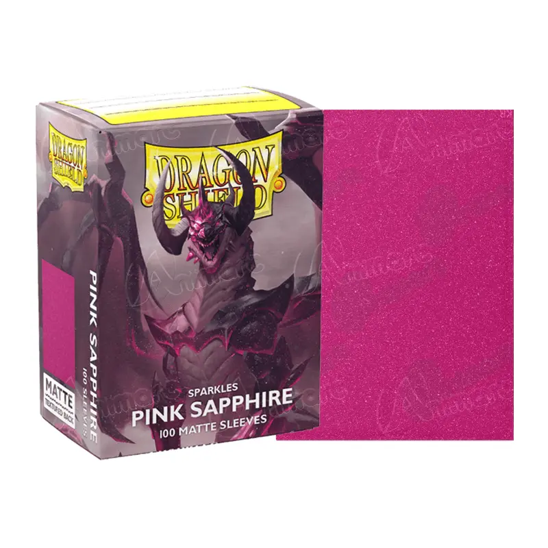 DS 100 STD Matte Sleeves - Pink Sapphire