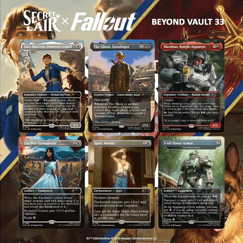 MTG: Secret Lair x Fallout®: Beyond Vault 33