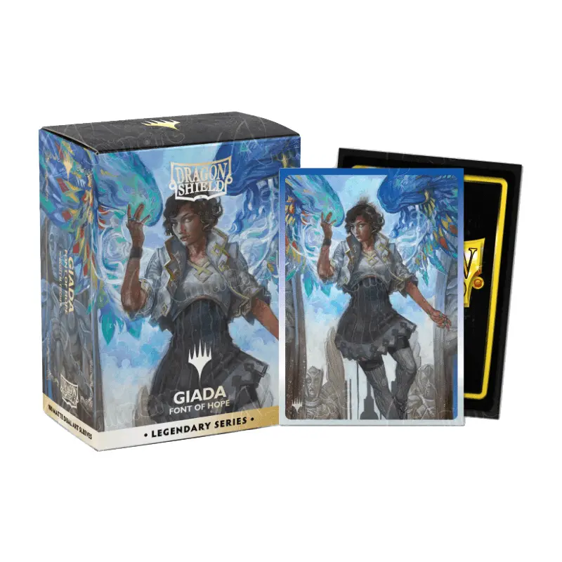 DS 100 STD Dual Matte Art Sleeves - MTG Legendary Series - Giada, Font of Hope