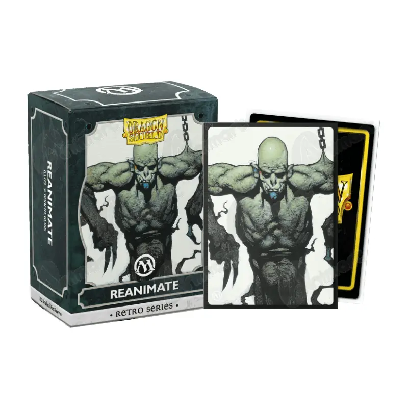 DS 100 STD Brushed Art Sleeves - MTG Retro Series - Reanimate
