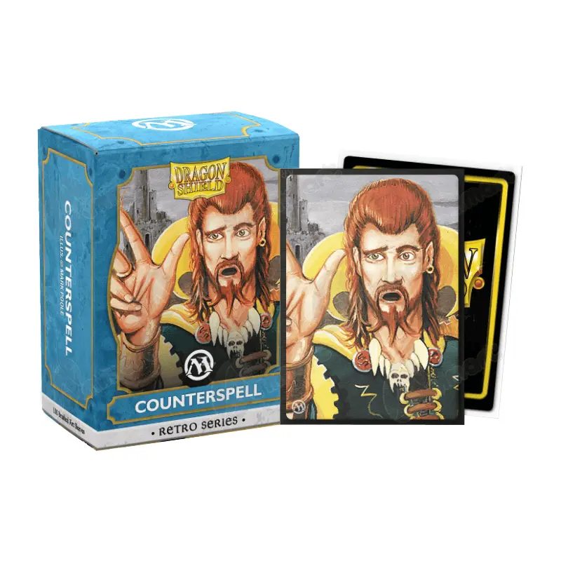 DS 100 STD Brushed Art Sleeves - MTG Retro Series - Counterspell
