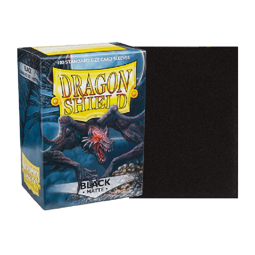 [AT-11002] DS 100 STD Matte Sleeves - Black