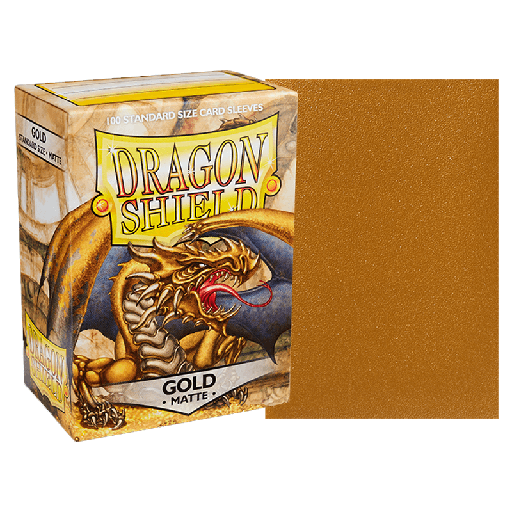 [AT-11006] DS 100 STD Matte Sleeves - Gold