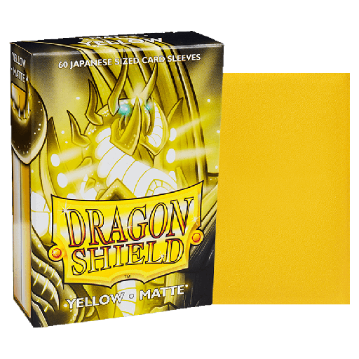 [AT-11114] DS 60 JPN Matte Sleeves - Yellow
