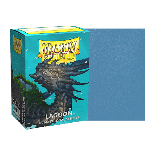 [AT-15048] DS 100 STD Dual Matte Sleeves - Lagoon
