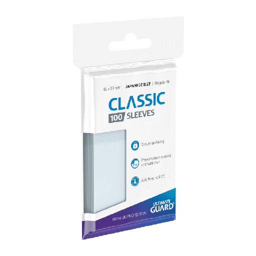 [UGD010069] UG 100 Classic Soft Japanese Sleeves Transparent