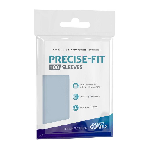 [UGD010050] UG 100 Precise-Fit Standard Sleeves Transparent